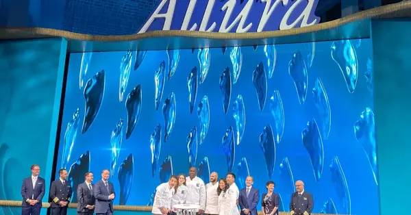 Oceania Allura christened in Miami as line reaffirms foodie focus