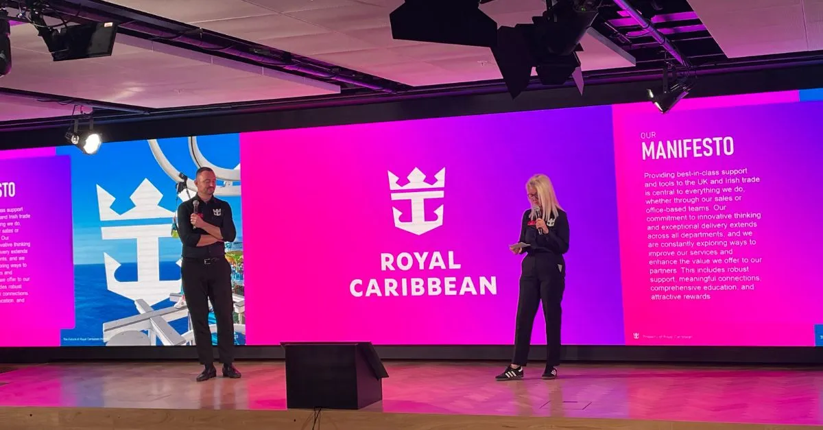 Aaron Langford and Nicki Lewis Royal Caribbean showcase