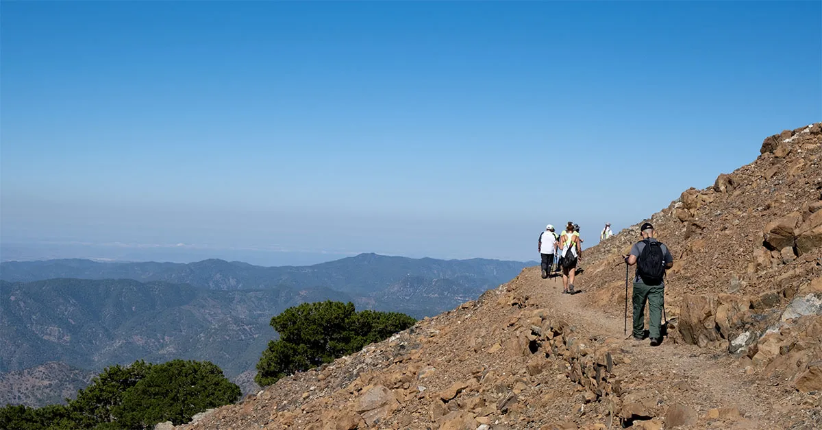 Hiking in Cyprus on Involved Holidays' first-ever fam trip