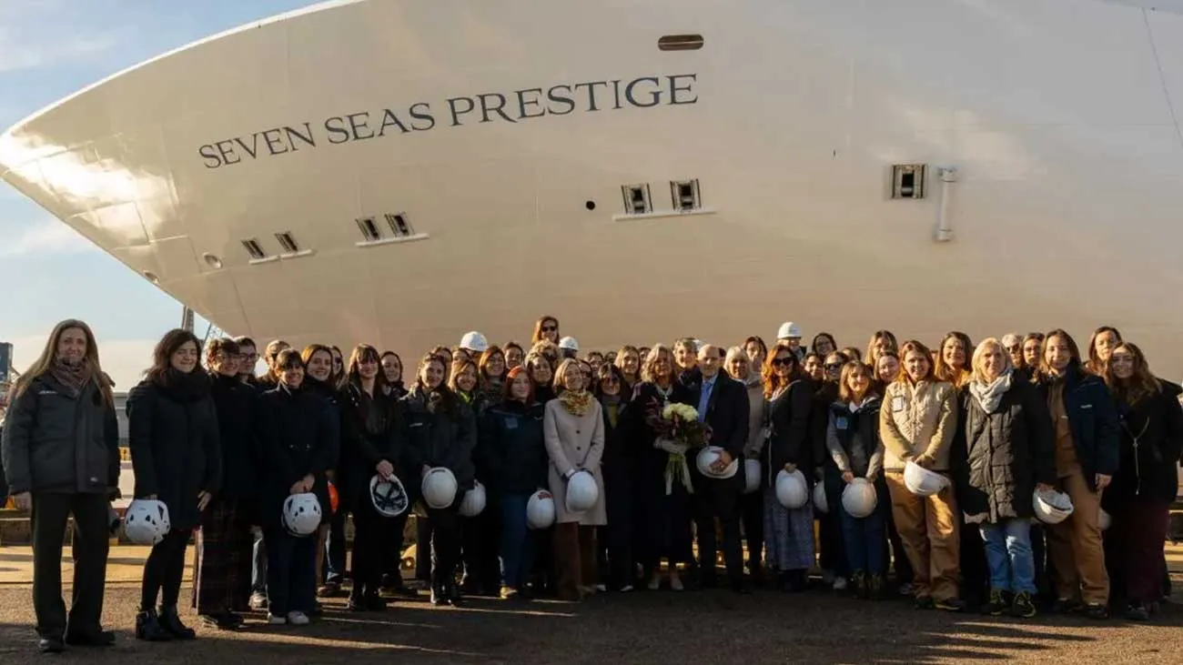 Regent Seven Seas Cruises hosts float-out ceremony for Seven Seas Prestige