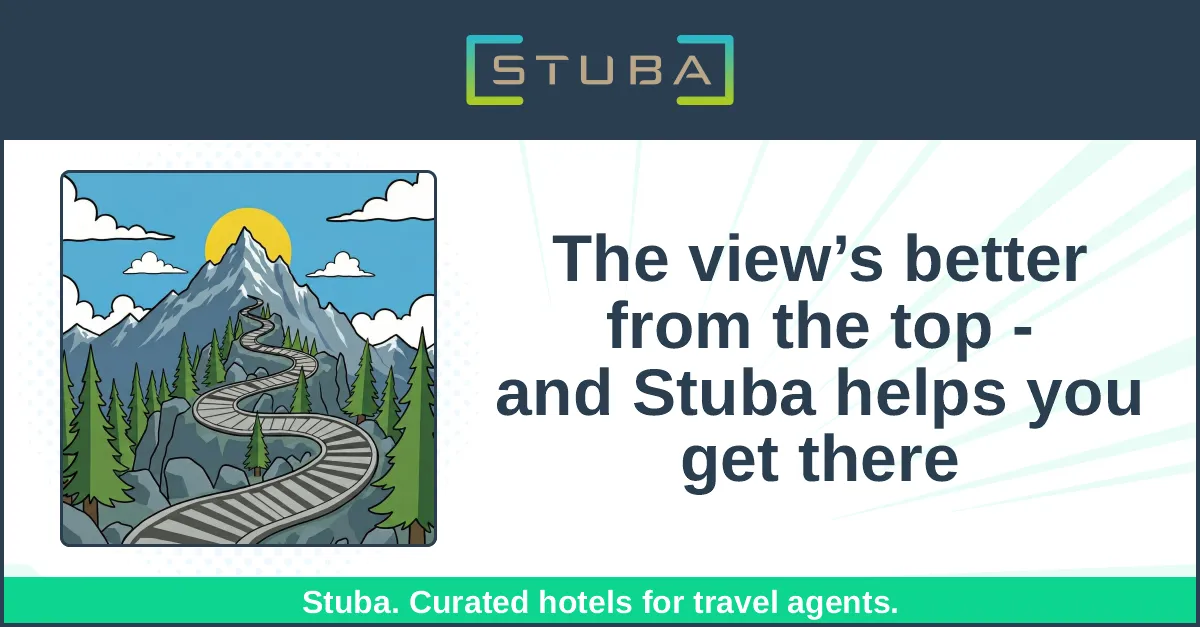 The view&rsquo;s better from the top - climb higher and WIN with Stuba