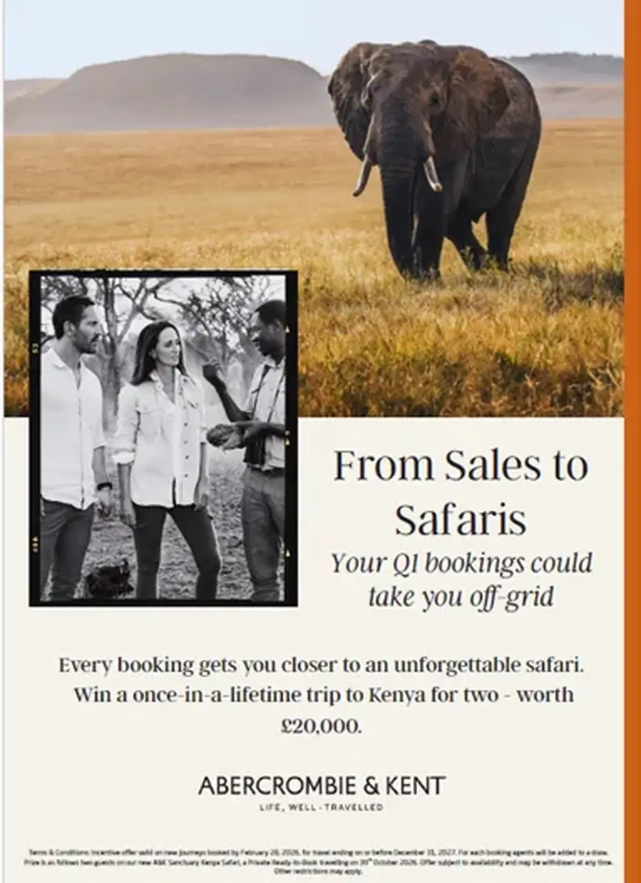 Abercrombie &amp; Kent: WIN a safari for two!