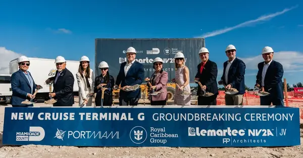 Work starts on dedicated $345m Miami cruise terminal for Royal Caribbean
