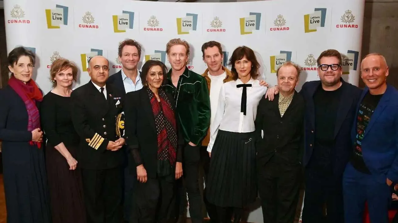 Cunard brings celebrity cast to London for Letters Live