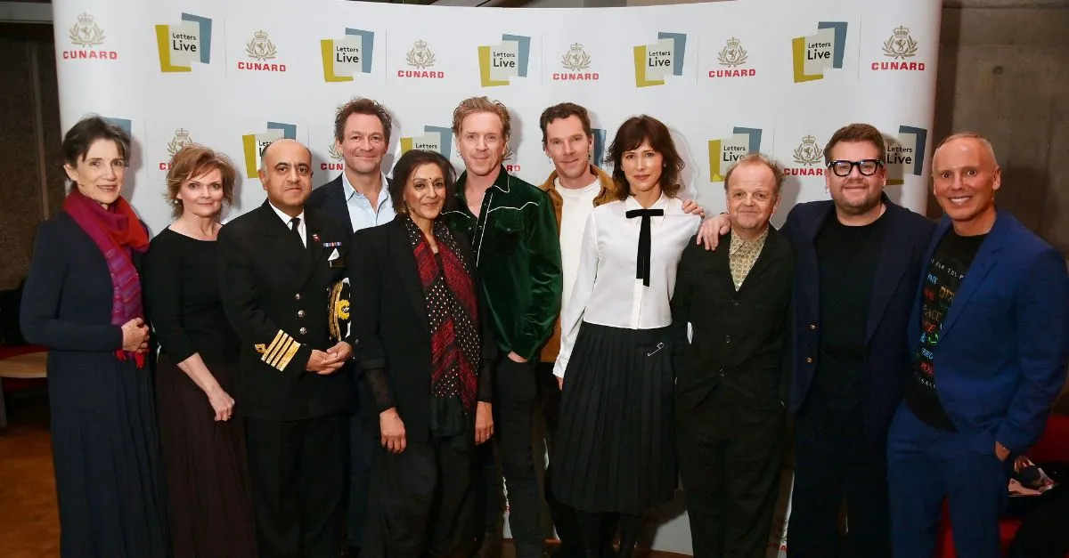 Cunard partners with Letters Live to bring star-studded cast to London