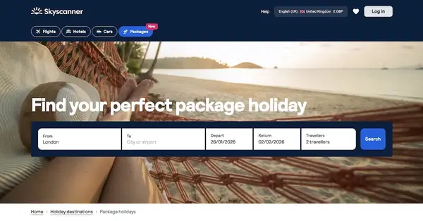 Skyscanner to &lsquo;disrupt&rsquo; traditional travel with package comparison tool