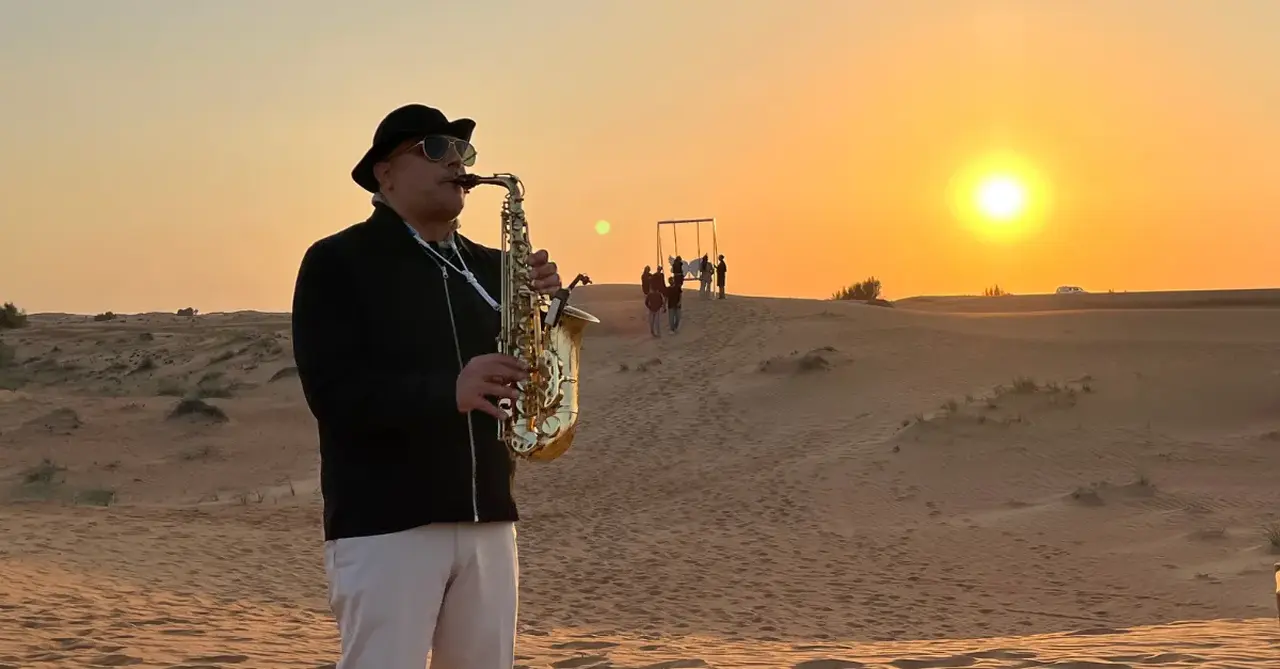 The Nomad Garden jazz music dubai desert safari
