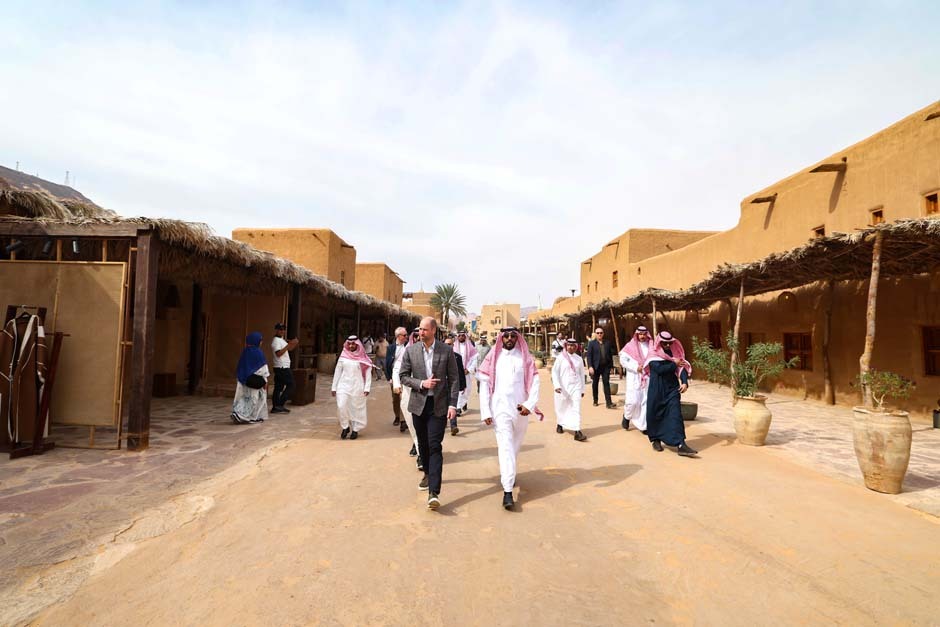 Prince William in AlUla desert