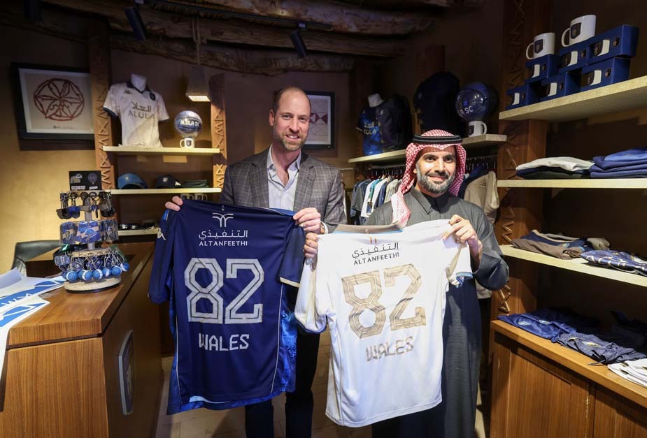 Prince William in AlUla desert