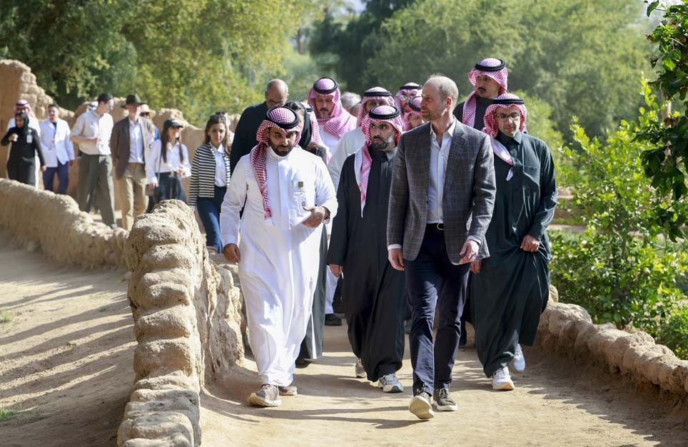 Prince William in AlUla desert