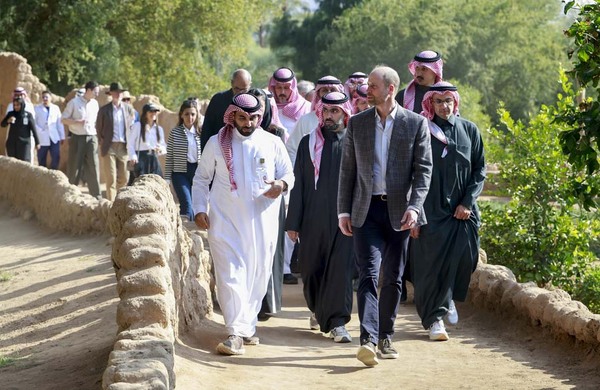 Prince William in AlUla desert