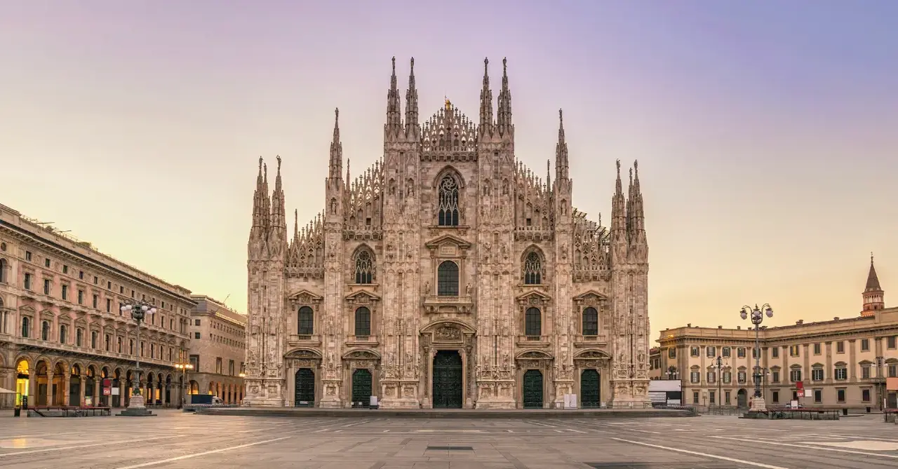 Duomo Cathedral Milan Italy flyadeal summer seaonal route 2026