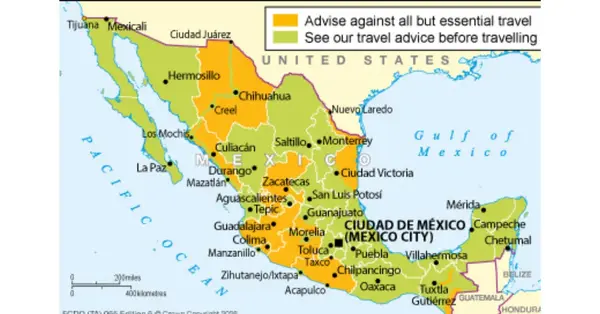 Foreign Office updates Mexico travel advice amid ongoing &lsquo;security incidents&rsquo;