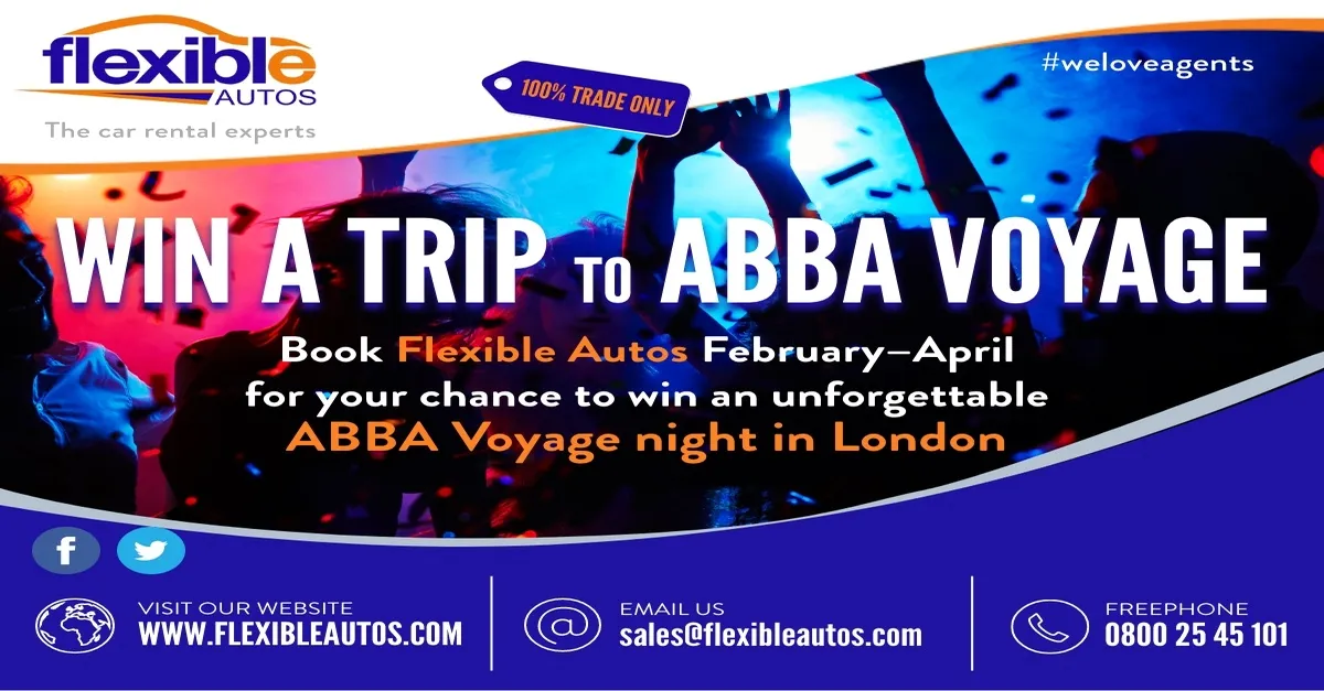 Win an unforgettable Abba Voyage night out in London with Flexible Autos