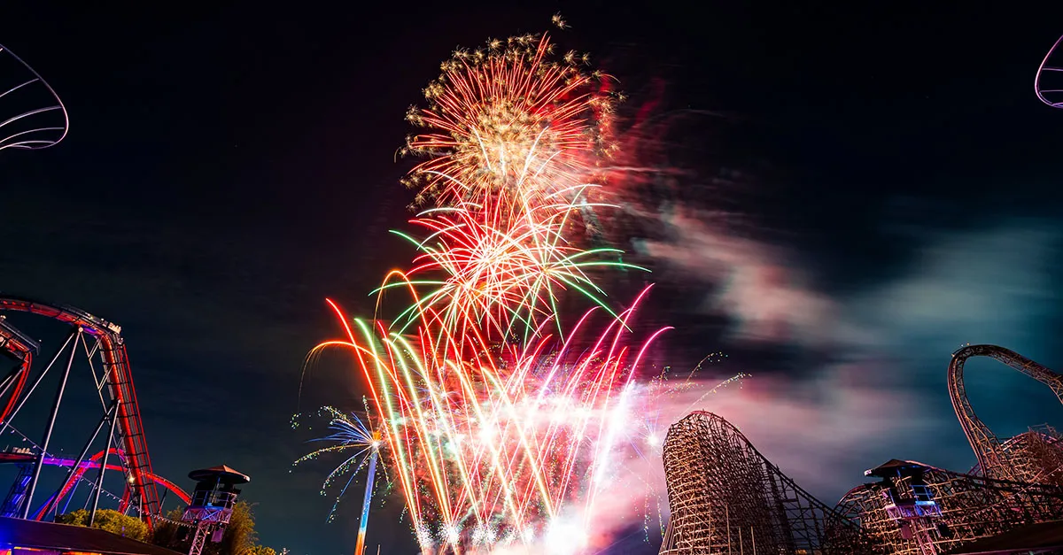 Fireworks at Busch Gardens Tampa Bay