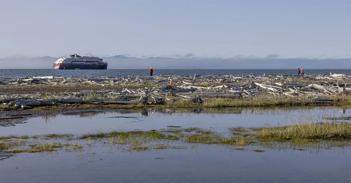 Our first landing was on Herschel Island Credit Oscar Farrera