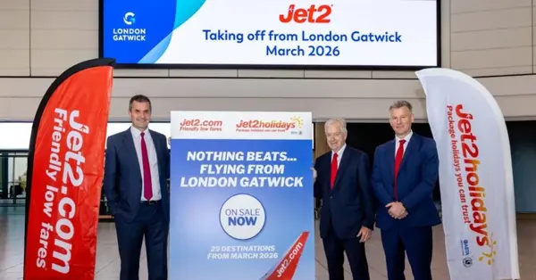 Jet2 takes off with first flights from Gatwick