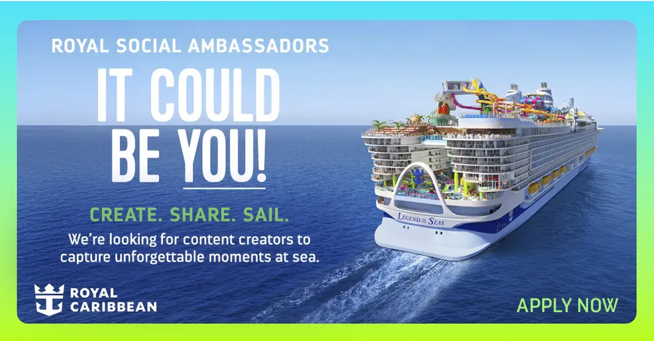 Royal Social Ambassadors - Win a spot on the Legend of the Seas trade event