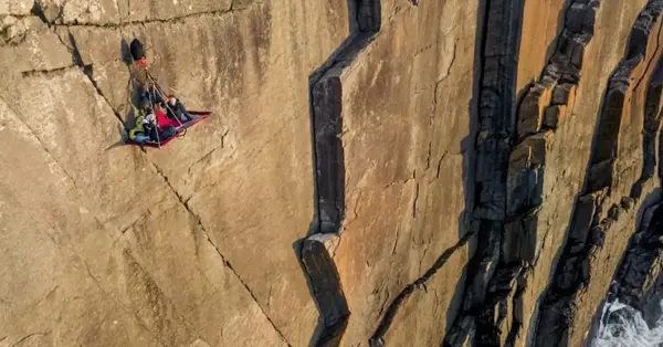 Tales of a Travel Agent podcasters plan cliff-camping charity challenge