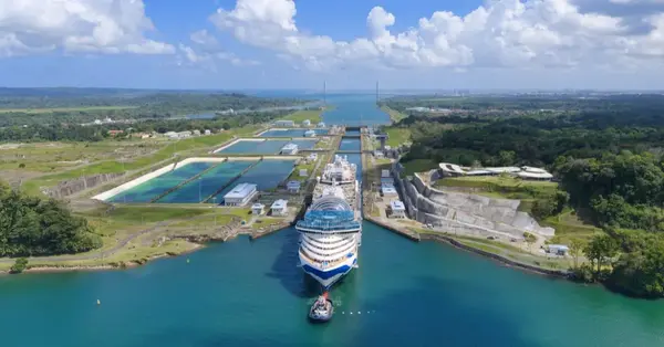 Newest Princess Cruises ship makes Panama Canal debut