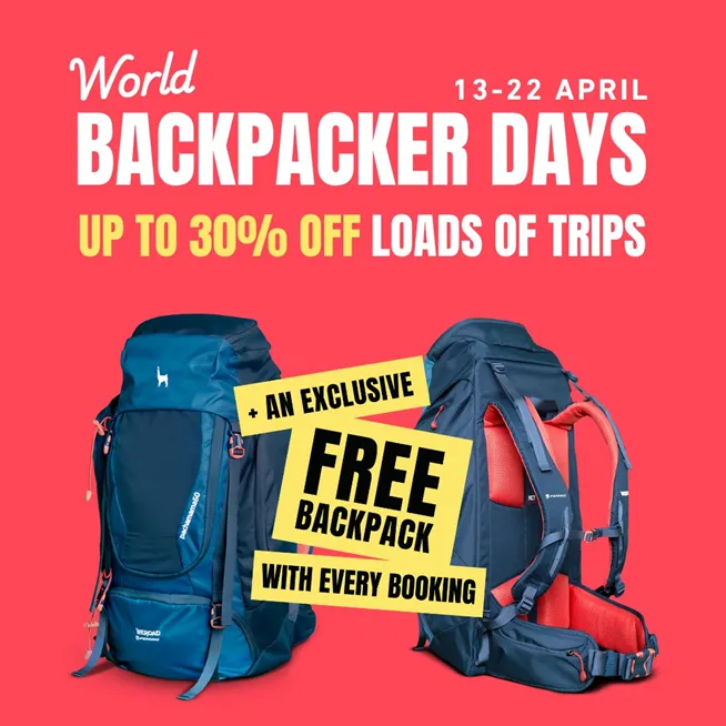 WeRoad: Free backpack with every booking!