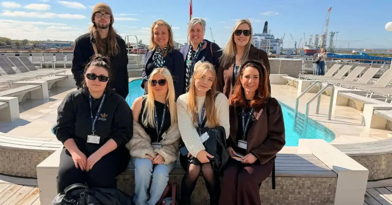Seaside Travel hosts students on Fred Olsen ship tour