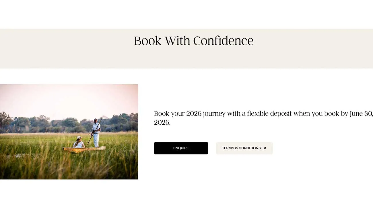Abercrombie & Kent launches flexible deposit policy