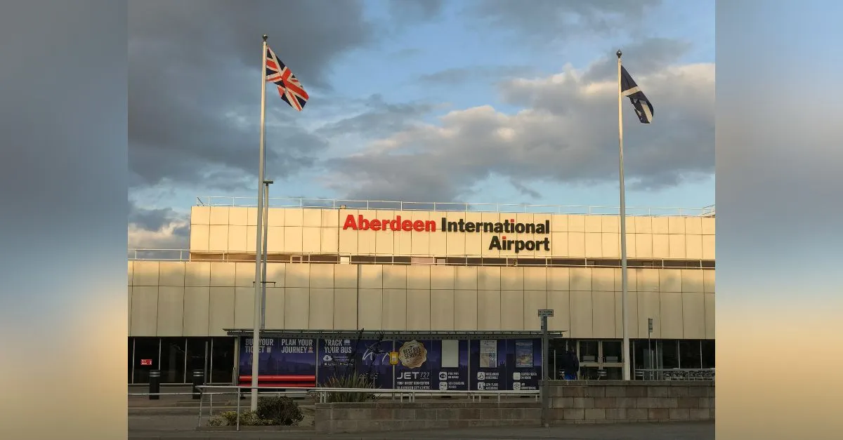 Aberdeen International Airport. Credit Shutterstock