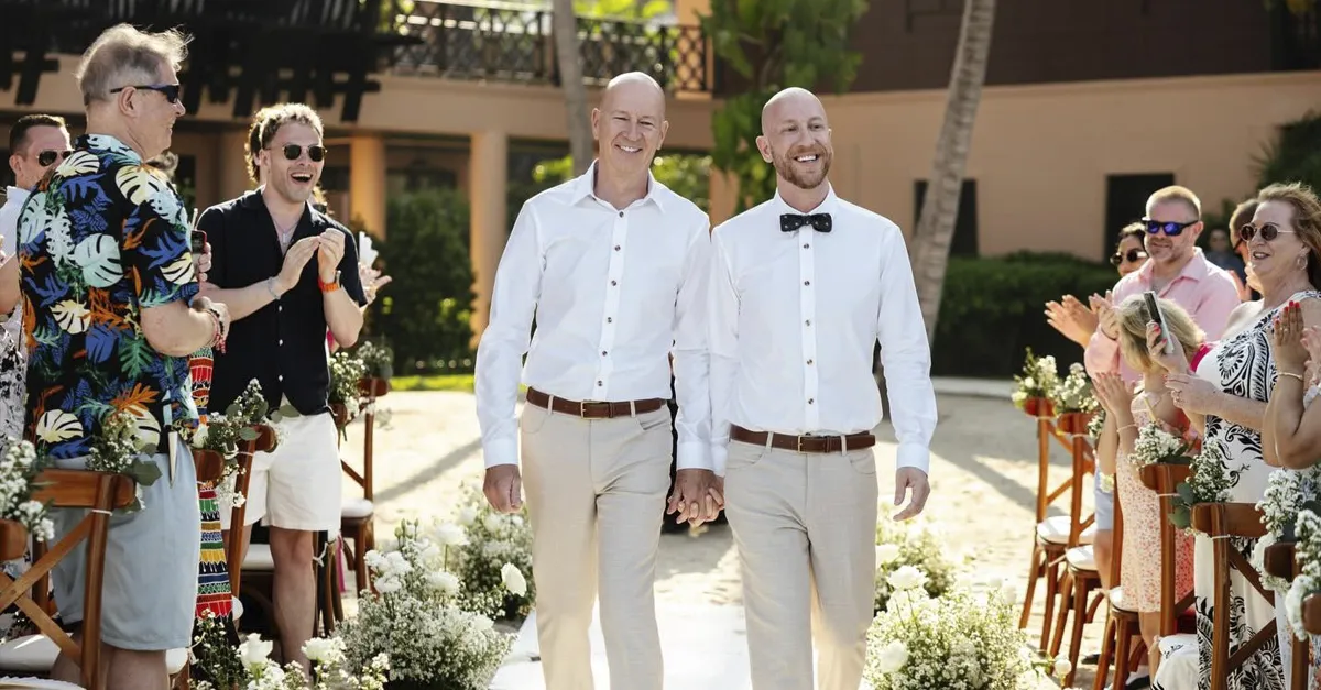 Destination Rainbow wedding abroad