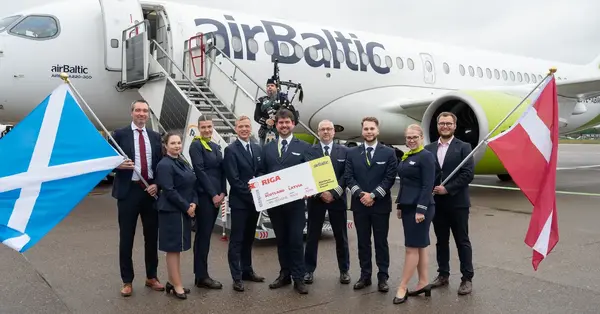 Scottish airport regains Baltic air link