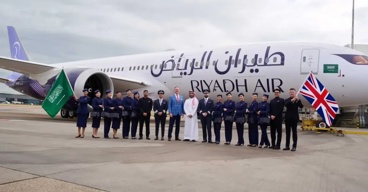 Riyadh Air makes London debut with first new Boeing 787