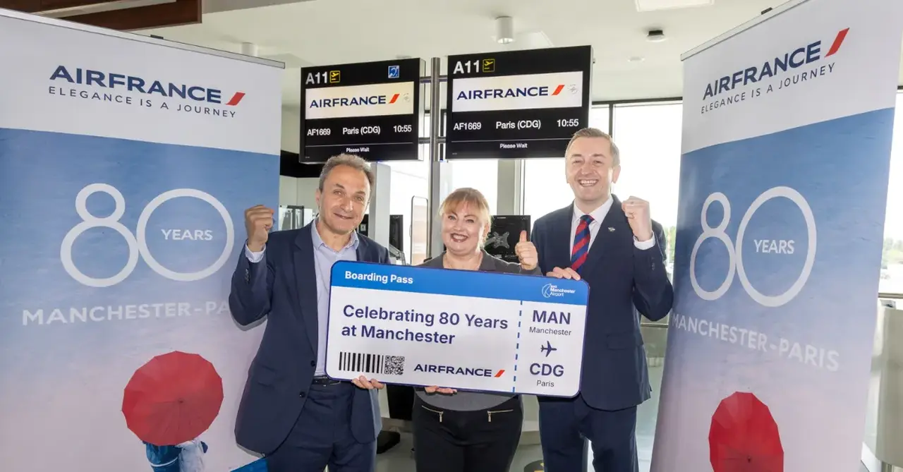 Air France marks 80 years of Manchester flights
