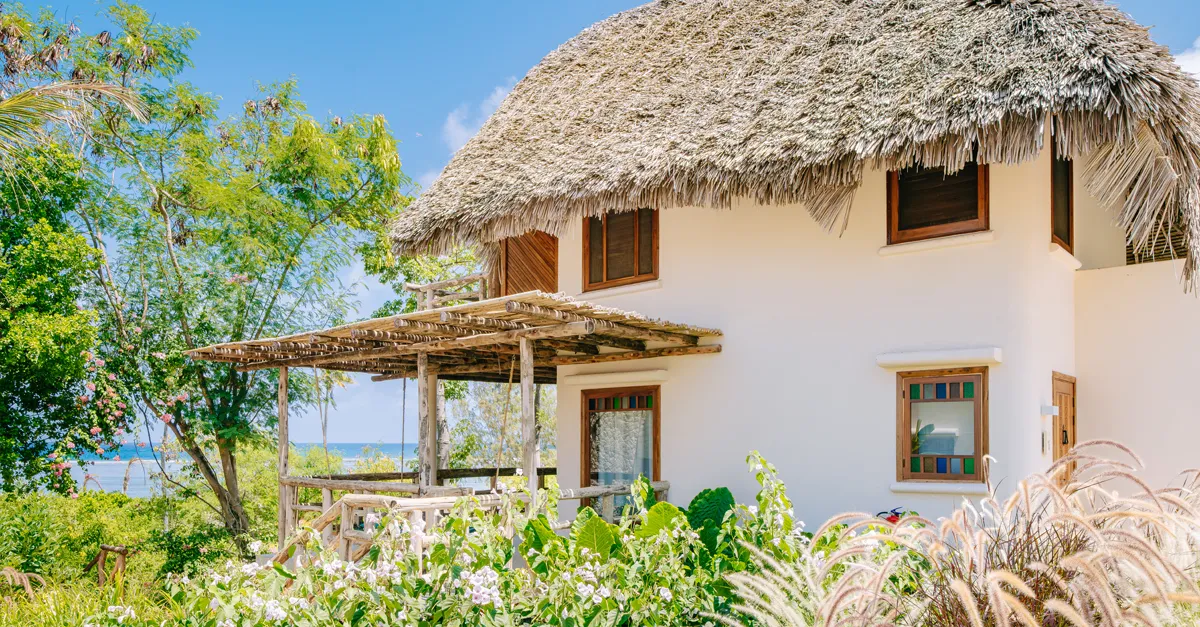 Beachfront villas