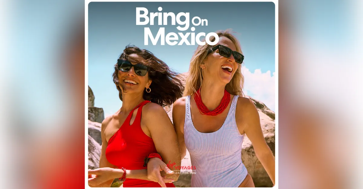 Mexico fam trip social Virgin Voyages