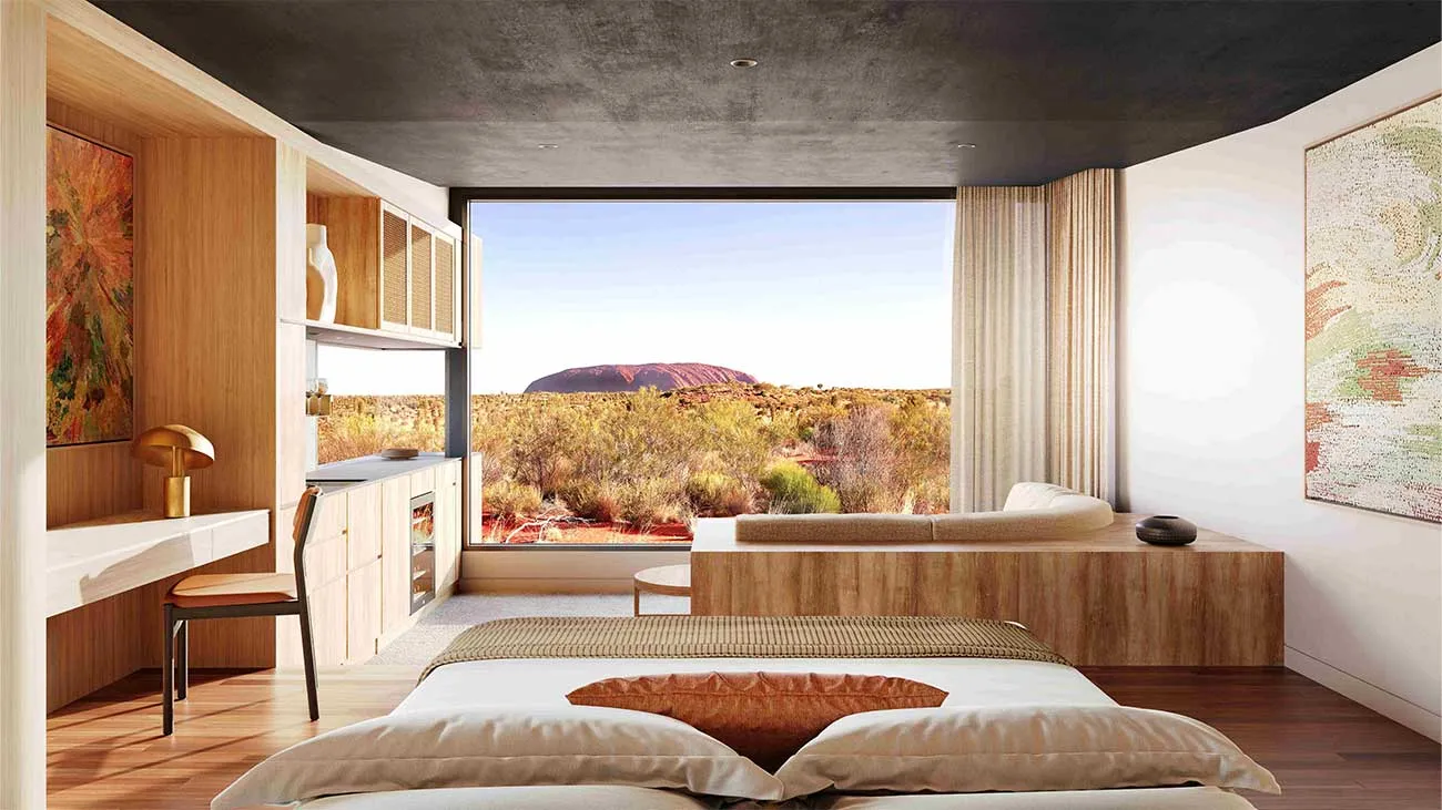 Beckons to open new lodge near Uluru