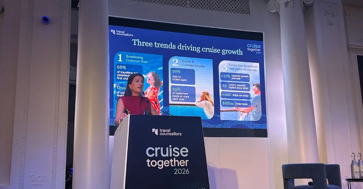 Travel Counsellors annual cruise sales on track to exceed £100m for first time