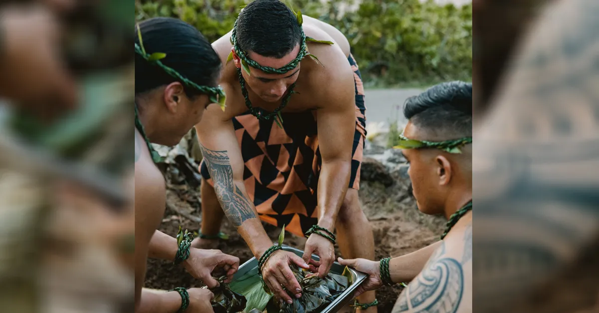 Lau Lau food prep