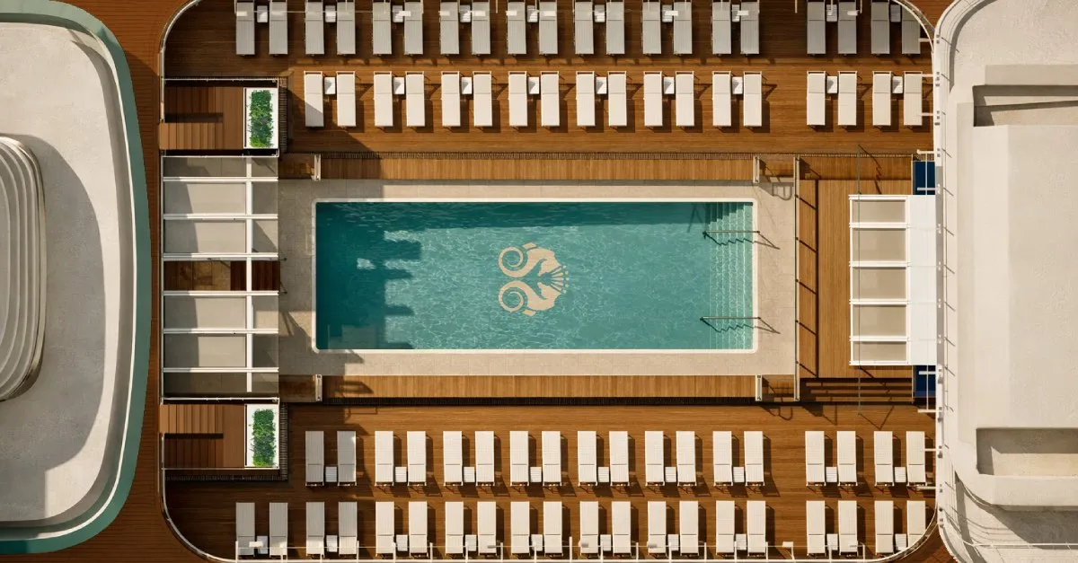 Crystal Grace to debut largest pool in the fleet