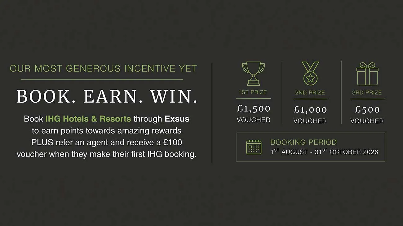 Exsus Travel launches its &lsquo;most-generous&rsquo; trade incentive to date