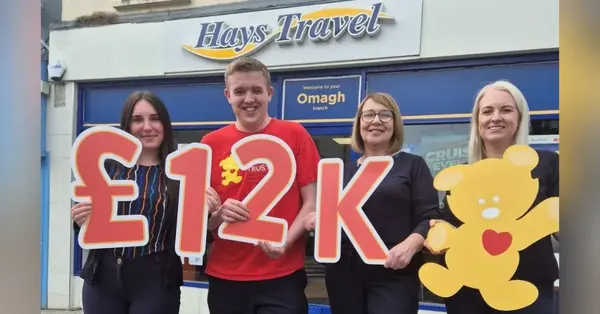 Hays Travel agents in Northern Ireland raise &pound;12k+ for regional charity