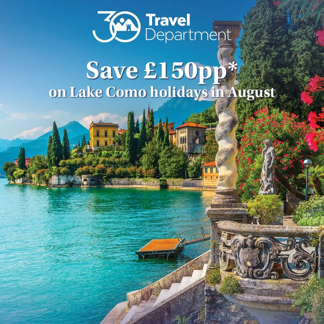 Travel Department: Save &pound;150pp on Lake Como