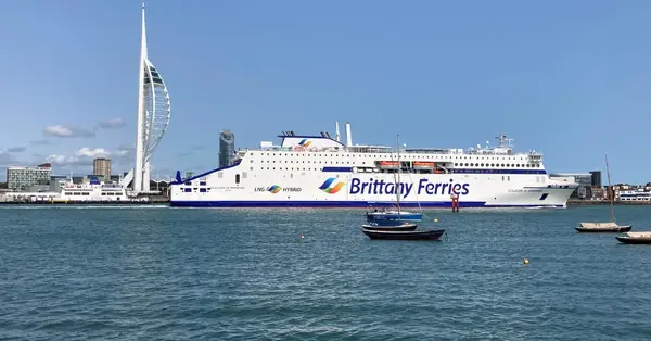 Brittany Ferries power plug-in tax break plea with first &lsquo;emission-free&rsquo; departure