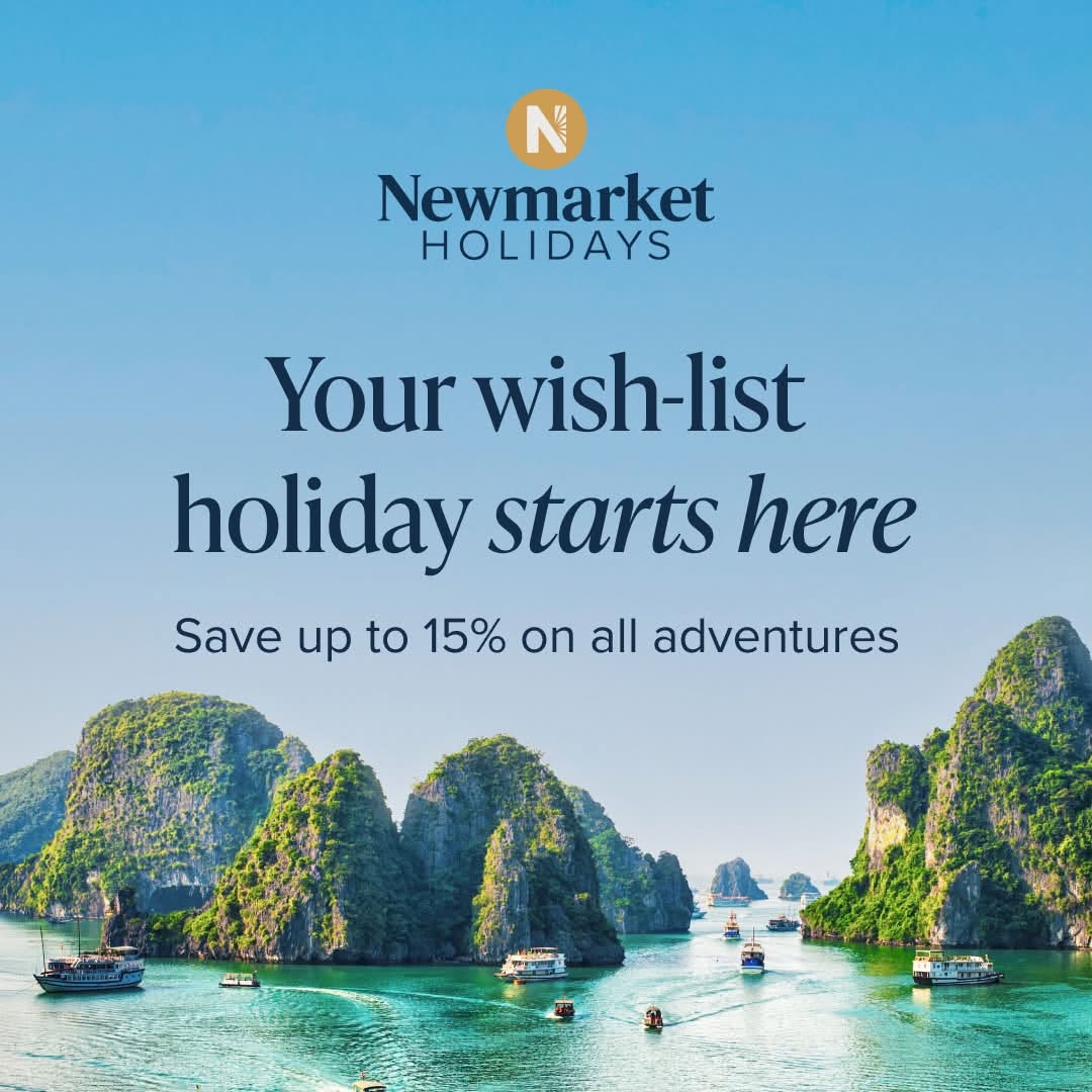 Newmarket Holidays: Save up to 15% on all 2026-28 tours