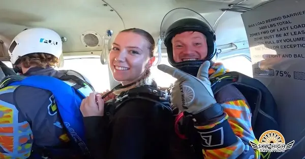Hays Travel agents raise thousands with skydive, walk and fun day
