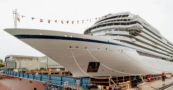 Viking floats out second hydrogen-powered ship