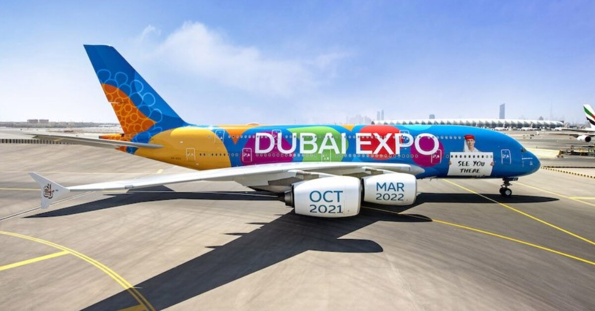 Emirates unveils its latest Expo 2020 Dubai livery