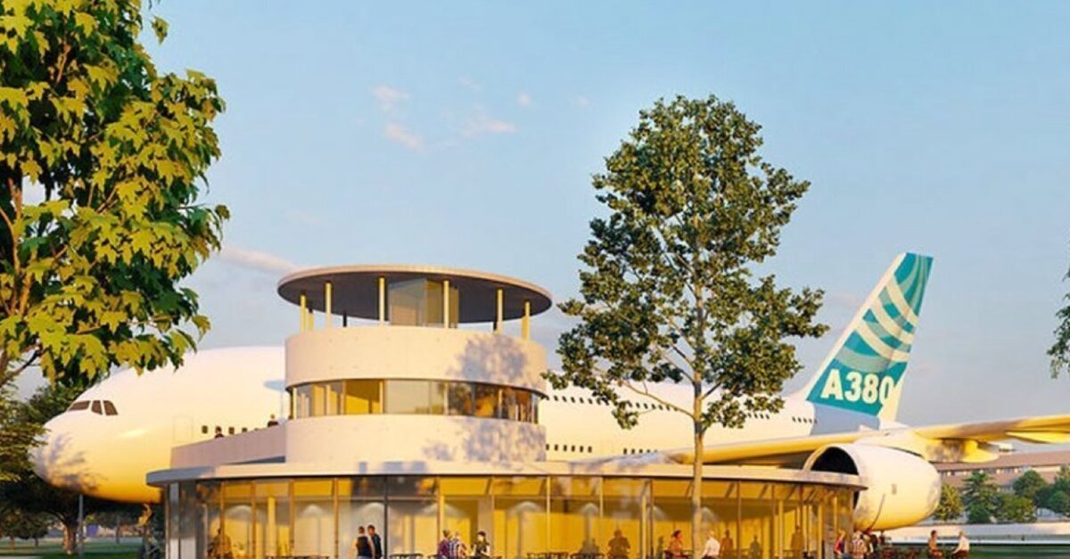Retired A380 airplane will be upcycled into a hotel