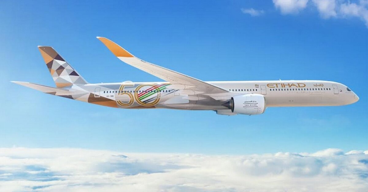 Etihad unveils new Airbus A350 aircraft