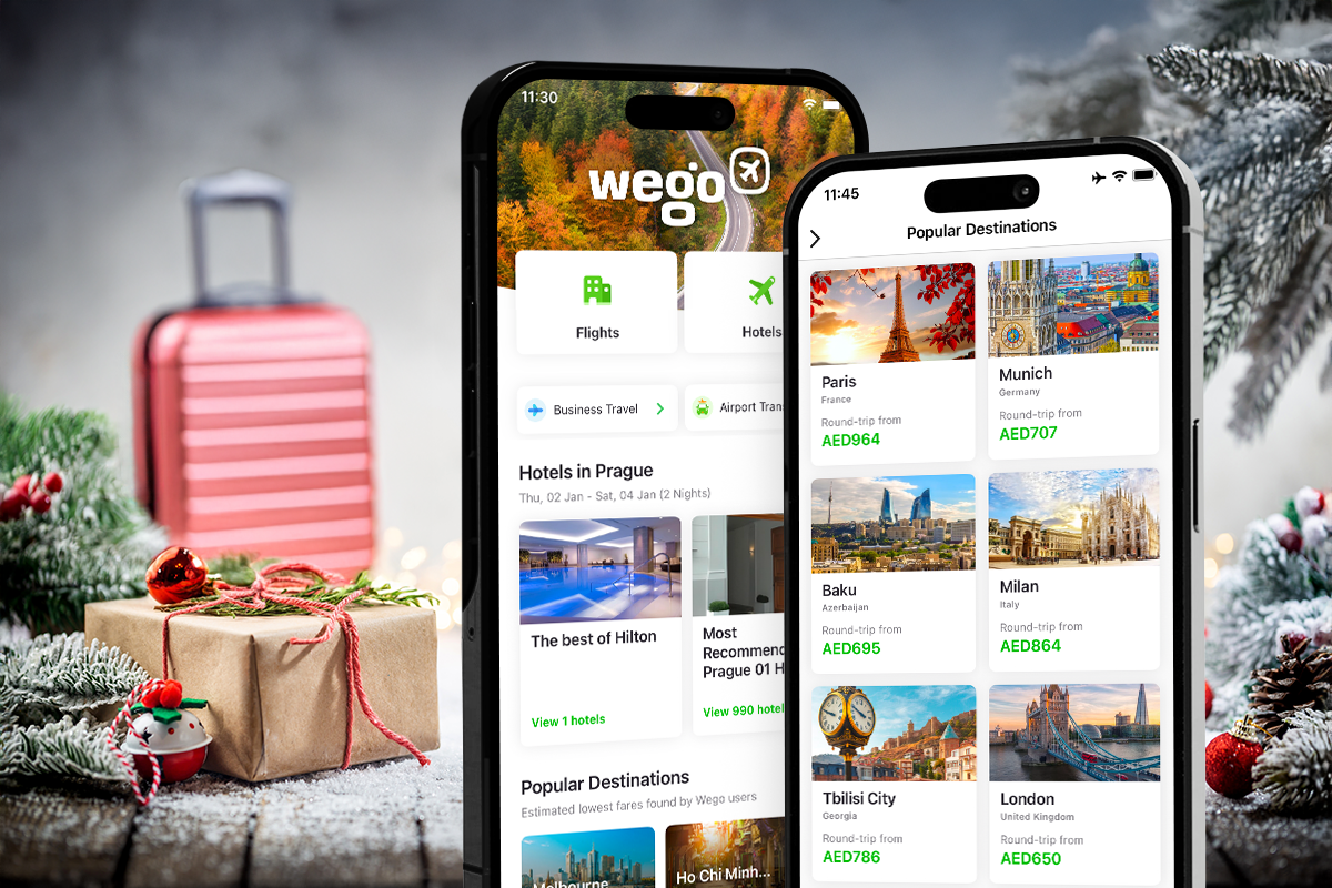 Wego's top outbound festive season destinations for UAE travellers 