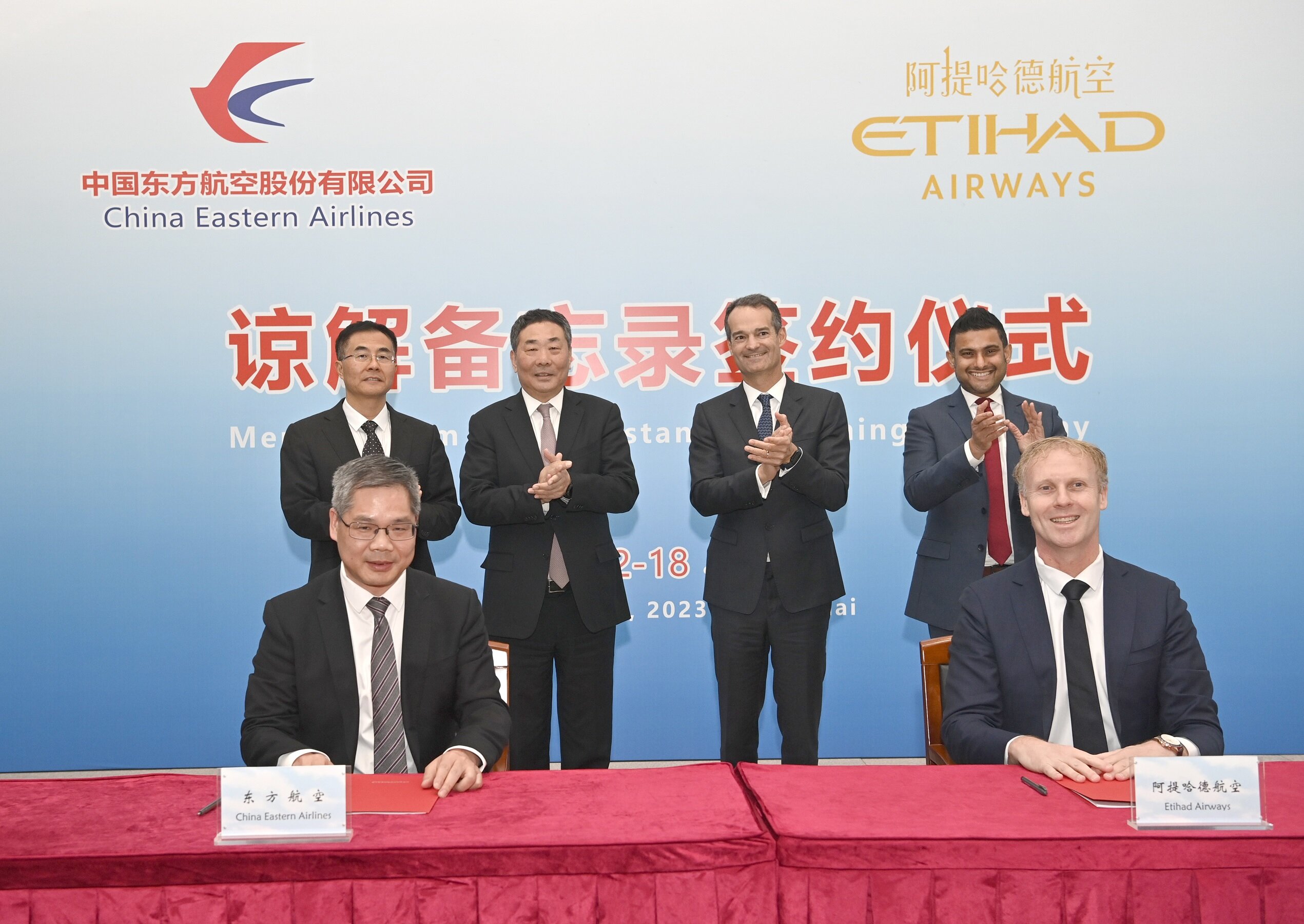 Etihad Airways and China Eastern Airlines to expand partnership
